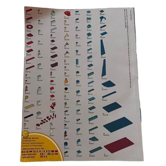 Lego Friends 41430 Summer Fun Waterpark‎ Instruction Book 2 Only Replacement - Picture 2 of 3